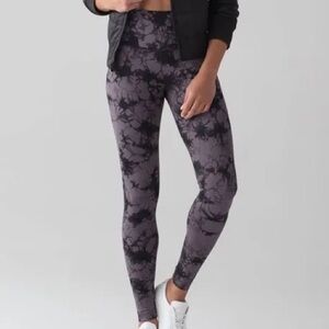 lululemon Wunder Under Muted Purple/Gray & Black